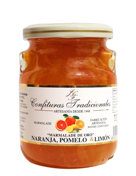 Confituras Tradicionales Orange, Grapefruit and Lemon Jam 300 gr.