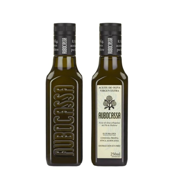 Aubocassa Arbequina Bouteille en verre 250 ml.
