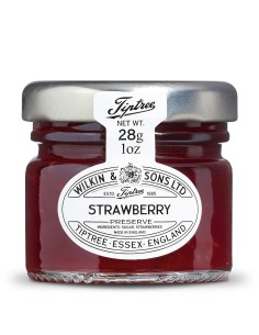 Wilkin & Sons Tiptree Erdbeerkonfitüre Glas 28 gr.