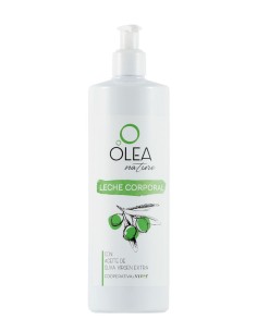 Olea Nature Lait corporel à l'Huile d'Olive Extra Vierge Bouteille 500 ml.