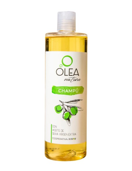 Olea Nature Shampoo mit Nativem Olivenöl Extra Flasche 500 ml.