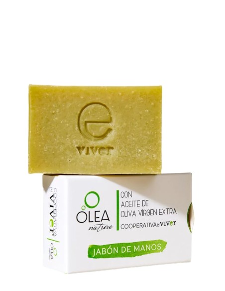 Olea Nature Jabón de Manos con Aceite de Oliva Virgen Extra Pastilla 100 gr.