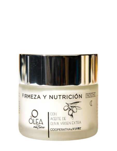 Olea Nature Nachtcreme für Pflege und Straffheit mit nativem Olivenöl extra 50 ml.