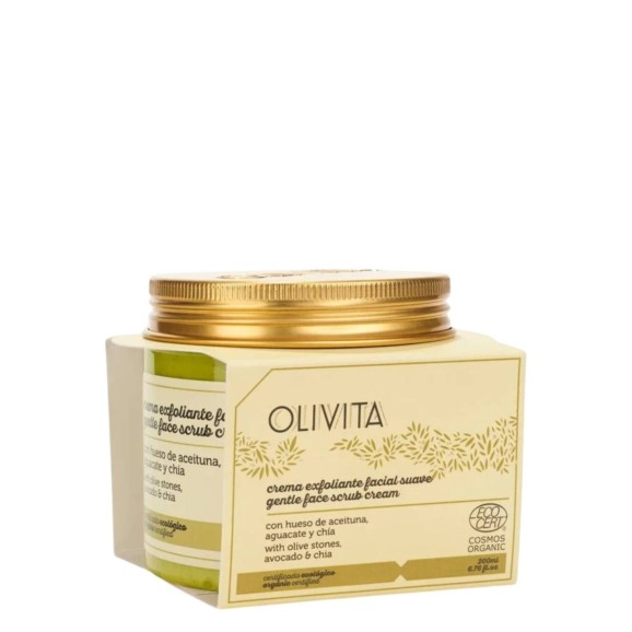 Olivita Sanfte Gesichtspeeling-Creme 200 ml.