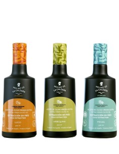 Molino de la Calzada Lucio, Arbequina and Picual Pack of 3 bottles 500 ml.