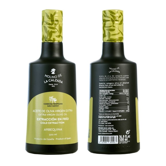 Molino de la Calzada Arbequina 500 ml.