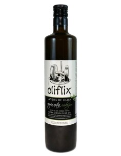 Oliflix Organic Glass bottle 750 ml.
