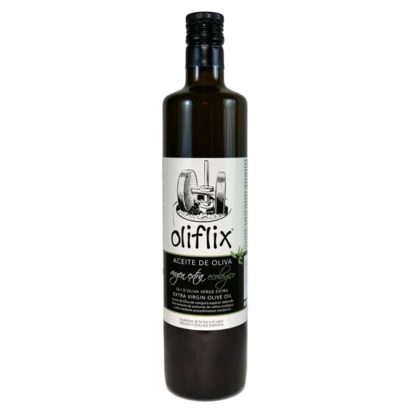 Oliflix Organic Glass bottle 750 ml.