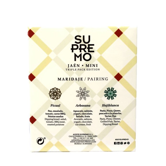 Supremo Pack Mini Estuche 3x100 ml.