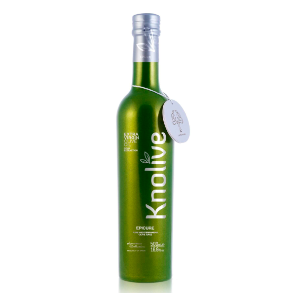 Knolive Epicure Bouteille en verre 500 ml. - Oliva Oliva