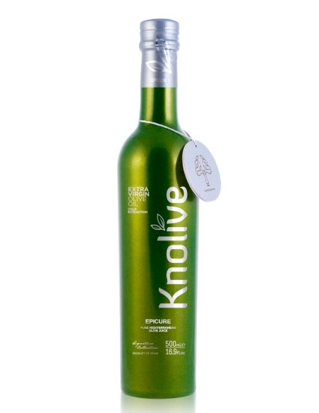 Knolive Epicure Botella de vidrio 500 ml. - Oliva Oliva