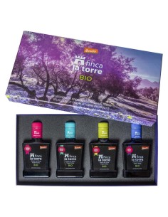 Finca la Torre Sélection Coffret 4 Bouteilles en verre 250 ml.