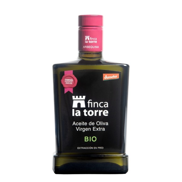Finca La Torre Arbequina Botella de vidrio 500 ml.