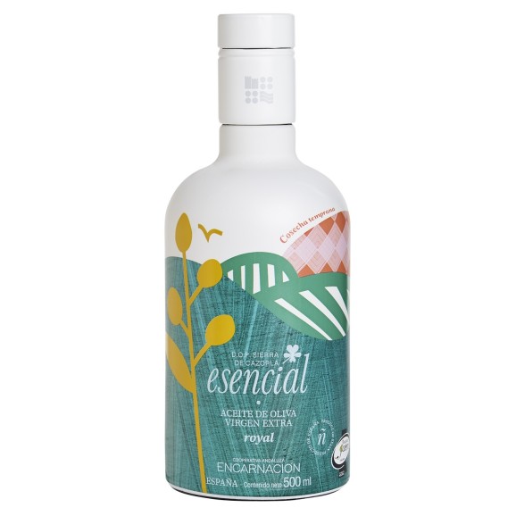 Esencial Verde Temprano Royal Glasflasche 500 ml.