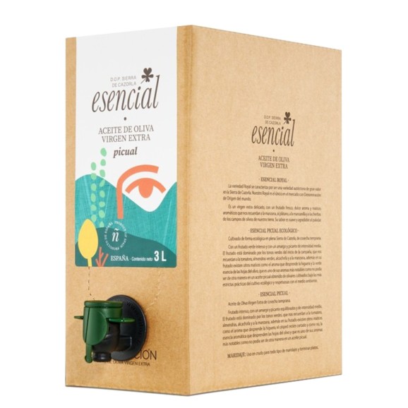 Esencial Verde Picual Bag in Box 3L