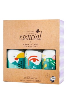 Esencial Verde Temprano Case 3 Glass bottles 500 ml.