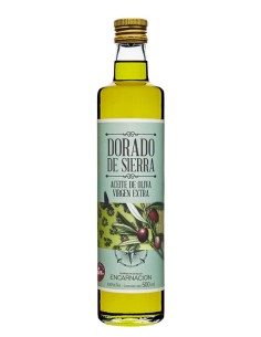 Dorado de Sierra Picual Glass bottle 500 ml.