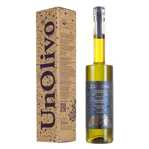 UnOlivo Cosecha Temprana Ecológico Picual Estuche 500 ml.