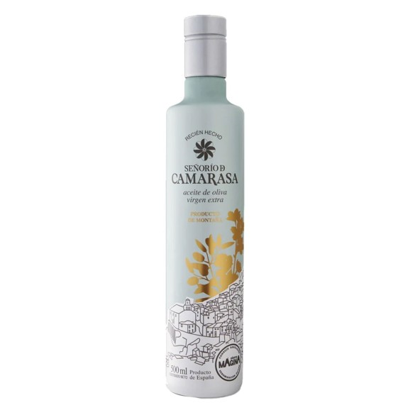 Señorío de Camarasa Picual Frühe Ernte „Frisch Hergestellt“ Glasflasche 500 ml.