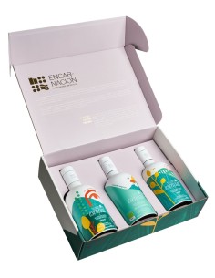 Esencial Verde Temprano Royal, Picual und Picual BIO Geschenkbox 3x500 ml.