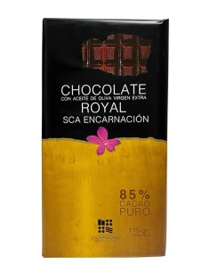 SCA Encarnación Chocolate 85% Cacao con AOVE Esencial Royal 115 gr.