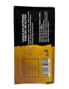 SCA Encarnación Chocolate 85% Cacao con AOVE Esencial Royal 115 gr. 2