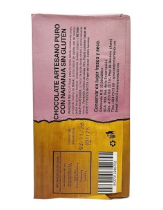 SCA Encarnación Chocolat 70 % cacao à l'orange et l'HOVE Esencial Royal 115 gr. 2