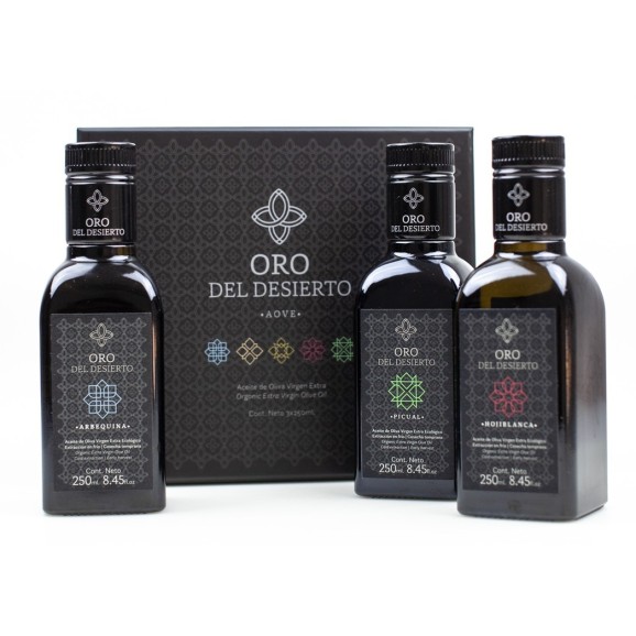 Oro del Desierto Coffret Cadeau 3 Bouteilles 250 ml. - Oliva Oliva
