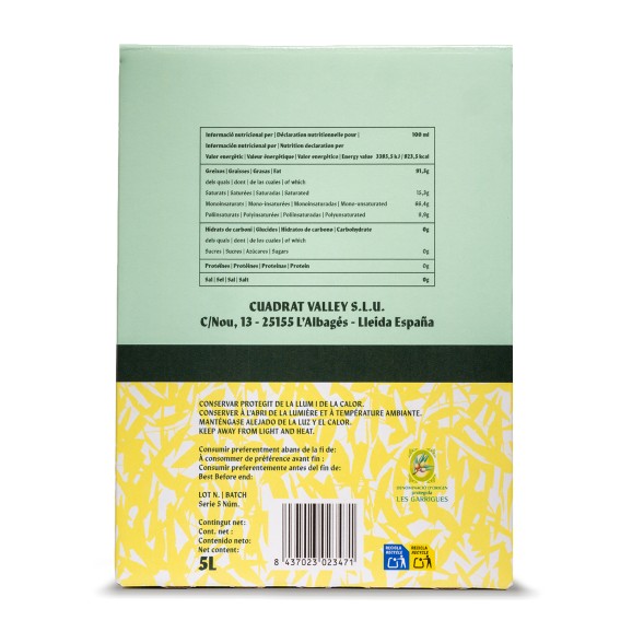 Fontfleurie Arbequina Bag in Box 5L