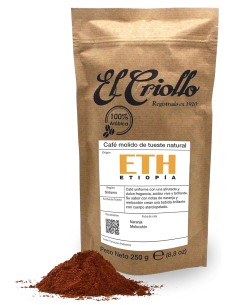 El Criollo Ethiopian Ground Coffee Packet 250 gr.