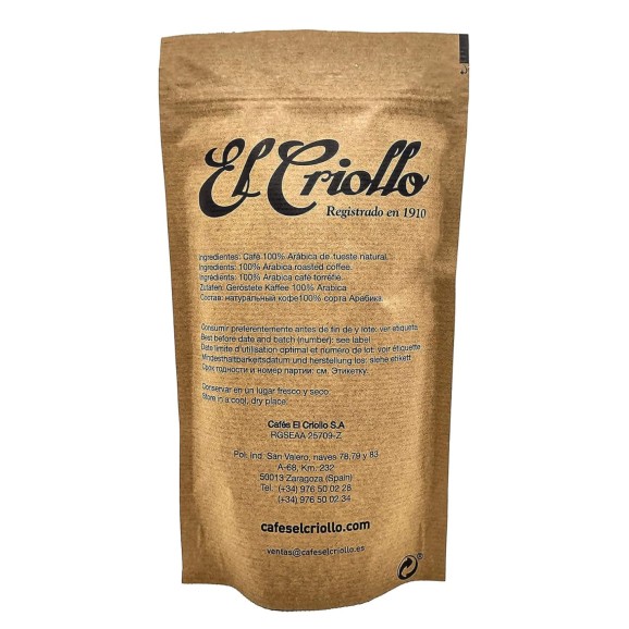 El Criollo Café Moulu d'Ethiopie 250 gr.