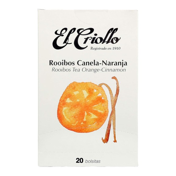 El Criollo Infusión Rooibos Canela-Naranja Gourmet
