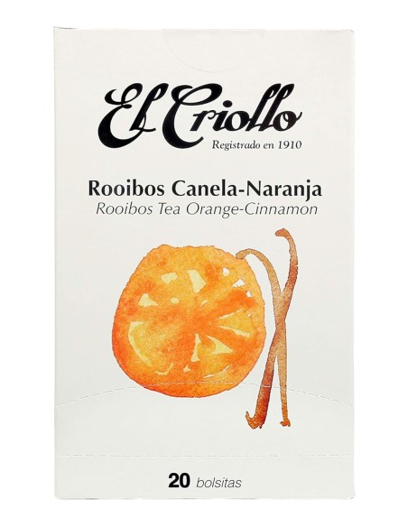 El Criollo Infusión Rooibos Canela-Naranja Gourmet