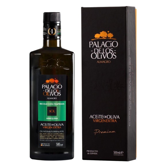 Palacio de los Olivos Arbequina Case 500 ml.