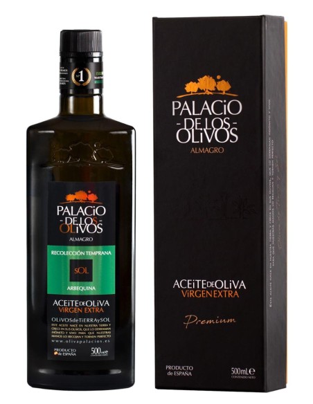 Palacio de los Olivos Arbequina Case 500 ml.