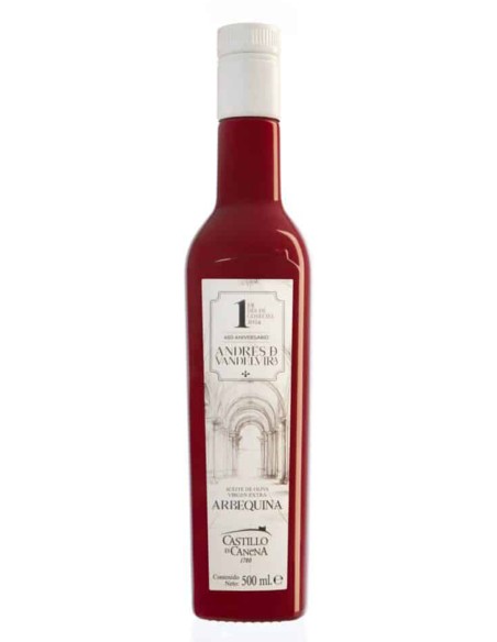 Castillo de Canena Erster Tag der Ernte Arbequina Glasflasche 500 ml.