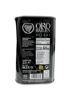 Oro Bailén Picual DAMAGED PACKAGING Tin 2,5L 2