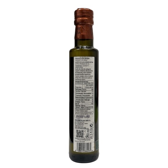 Molino de la Calzada Arbequina Bouteille en verre 250 ml.