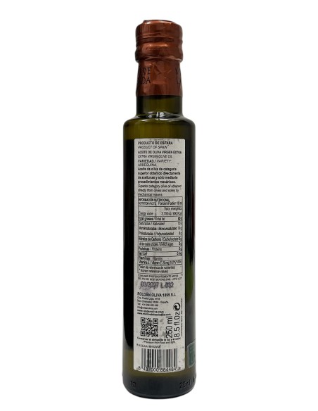 Molino de la Calzada Arbequina Bouteille en verre 250 ml.