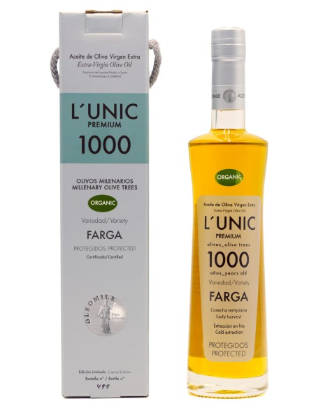 L'UNIC Premium 1000 Ans Organic Étui 500 ml.