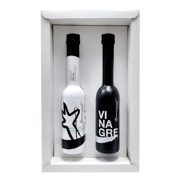 Claramunt Picual EVOO and Pedro Ximénez Vinegar Case 2x250 ml.