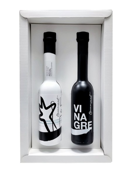 Claramunt AOVE Picual y Vinagre Pedro Ximénez Estuche 2x250 ml.