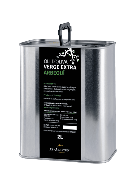 Az-Azeytun Arbequina Bidon métal 2L