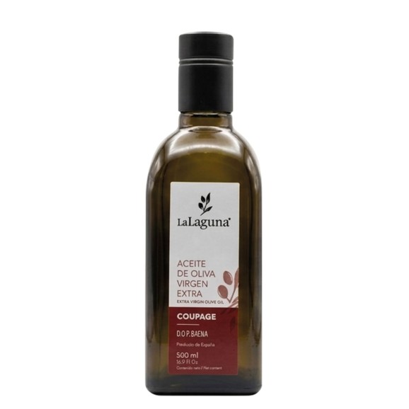 La Laguna Coupage Quadratische Glasflasche 500 ml.