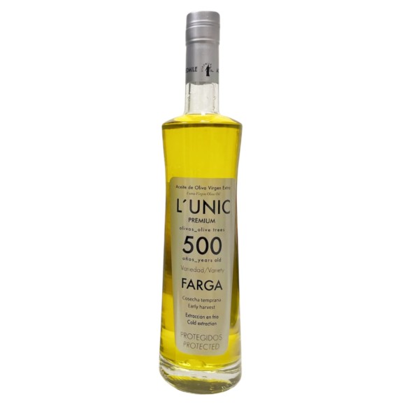 L'UNIC Premium 500 Ans Bouteille en verre 500 ml.
