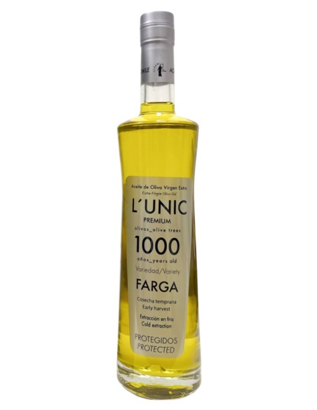 L'UNIC Premium 1000 Ans Bouteille en verre 500 ml.