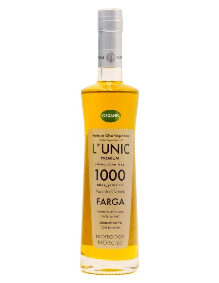 L'UNIC Premium 1000 Ans Organic Bouteille en verre 500 ml.