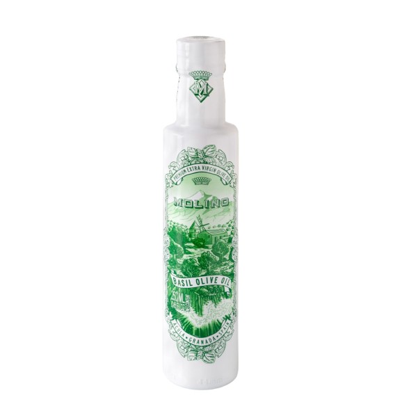 Molino EVOO Flavoured with Basil 250 ml.