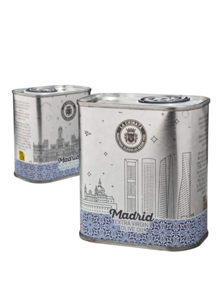 La Chinata Huile d'Olive Vierge Extra 'Madrid' Bidon métal 100 ml.