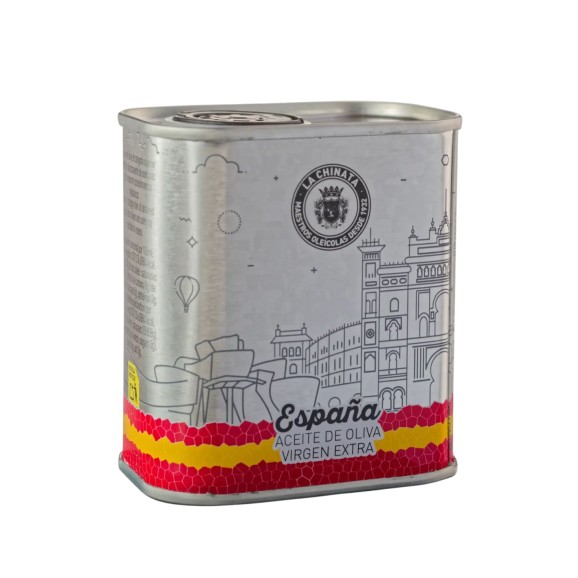 La Chinata Huile d'Olive Vierge Extra 'Espagne' Bidon métal 100 ml.